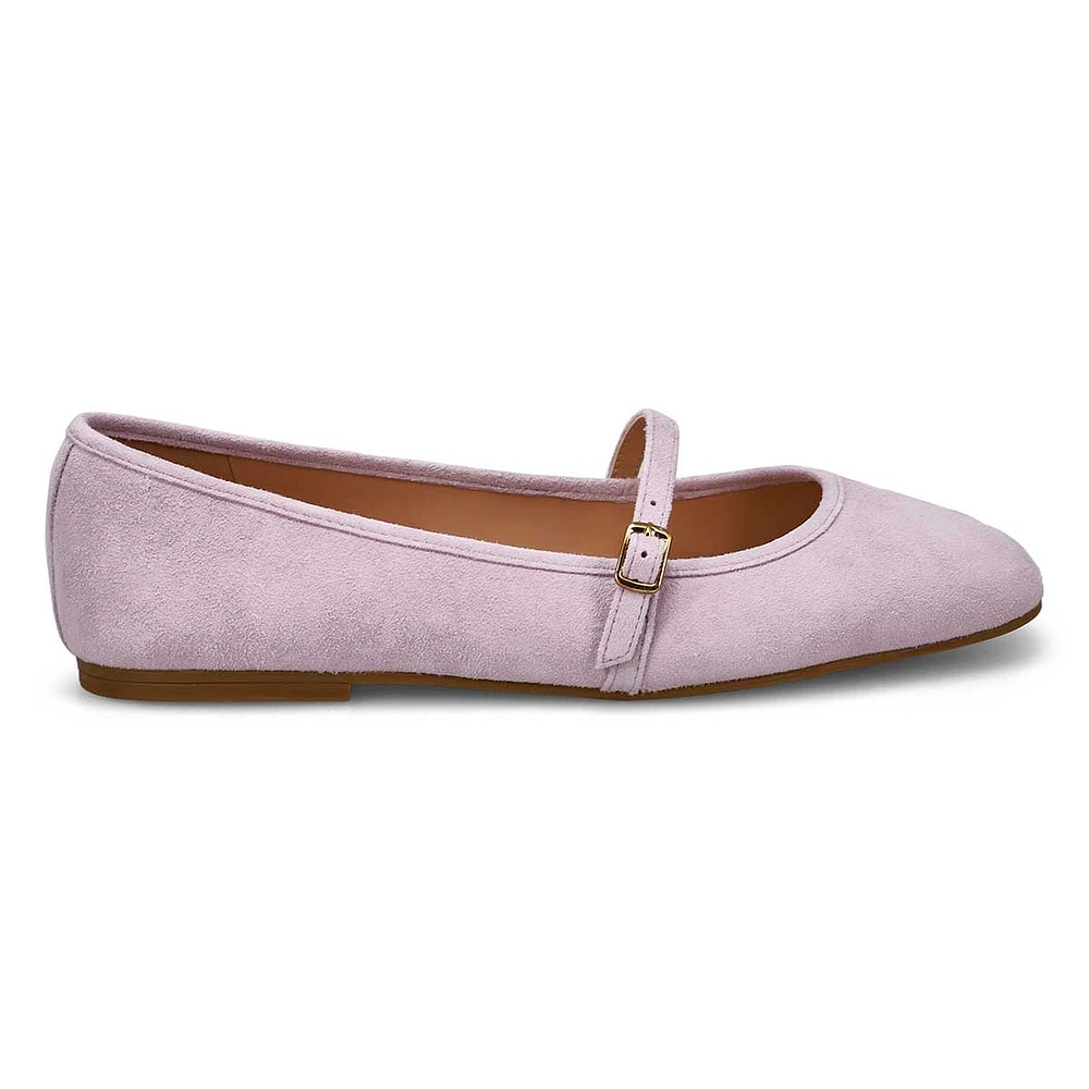Ballerine en cuir YELENA, noir, femmes