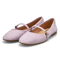 Ballerine en cuir YELENA, noir, femmes