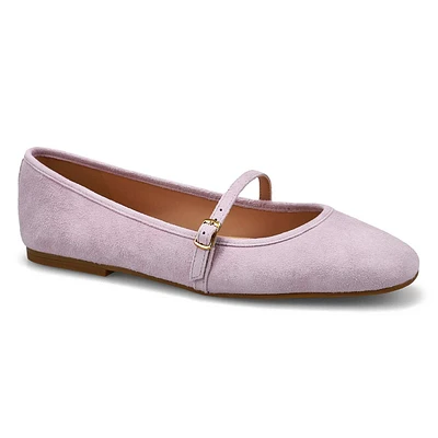 Ballerine en cuir YELENA, noir, femmes