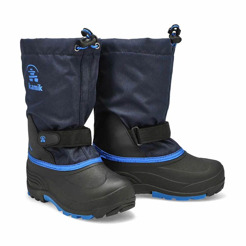 Botte d'hiver imperméable WATERBUG 5, bleu marine,