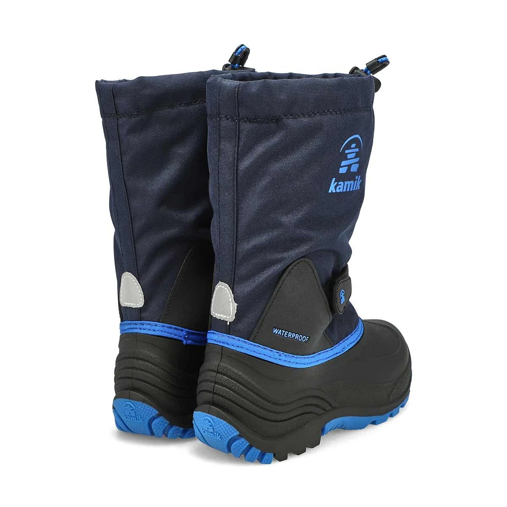Botte d'hiver imperméable WATERBUG 5, bleu marine,