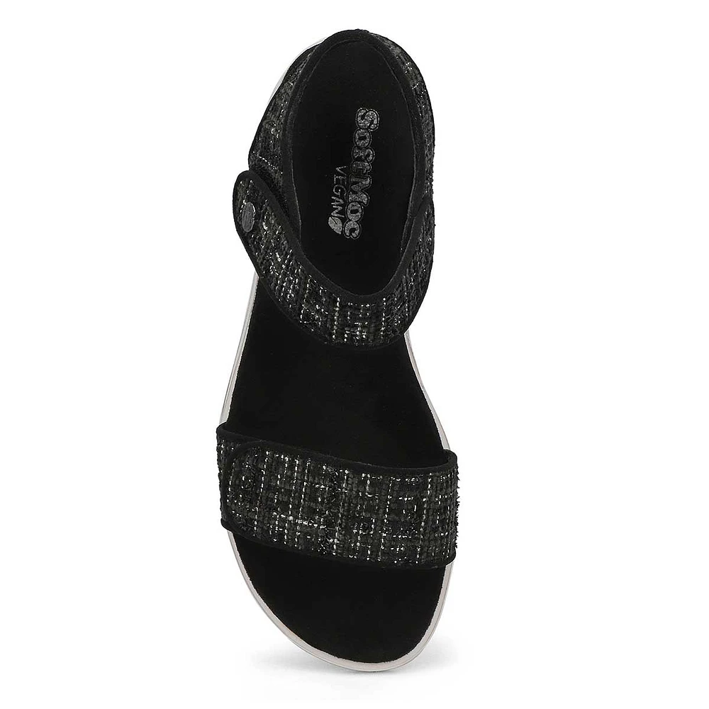 Women's  Waverley 01 Vegan Wedge Sandal - Black Ko