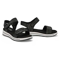 Women's  Waverley 01 Vegan Wedge Sandal - Black Ko