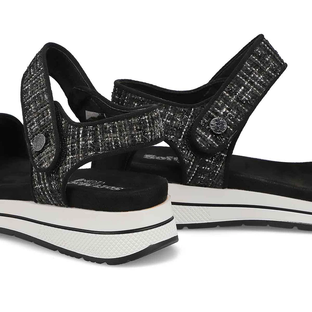 Women's  Waverley 01 Vegan Wedge Sandal - Black Ko