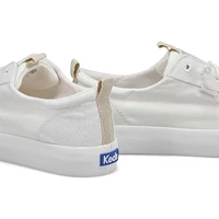 Women's Kickback Canvas Sneaker - White