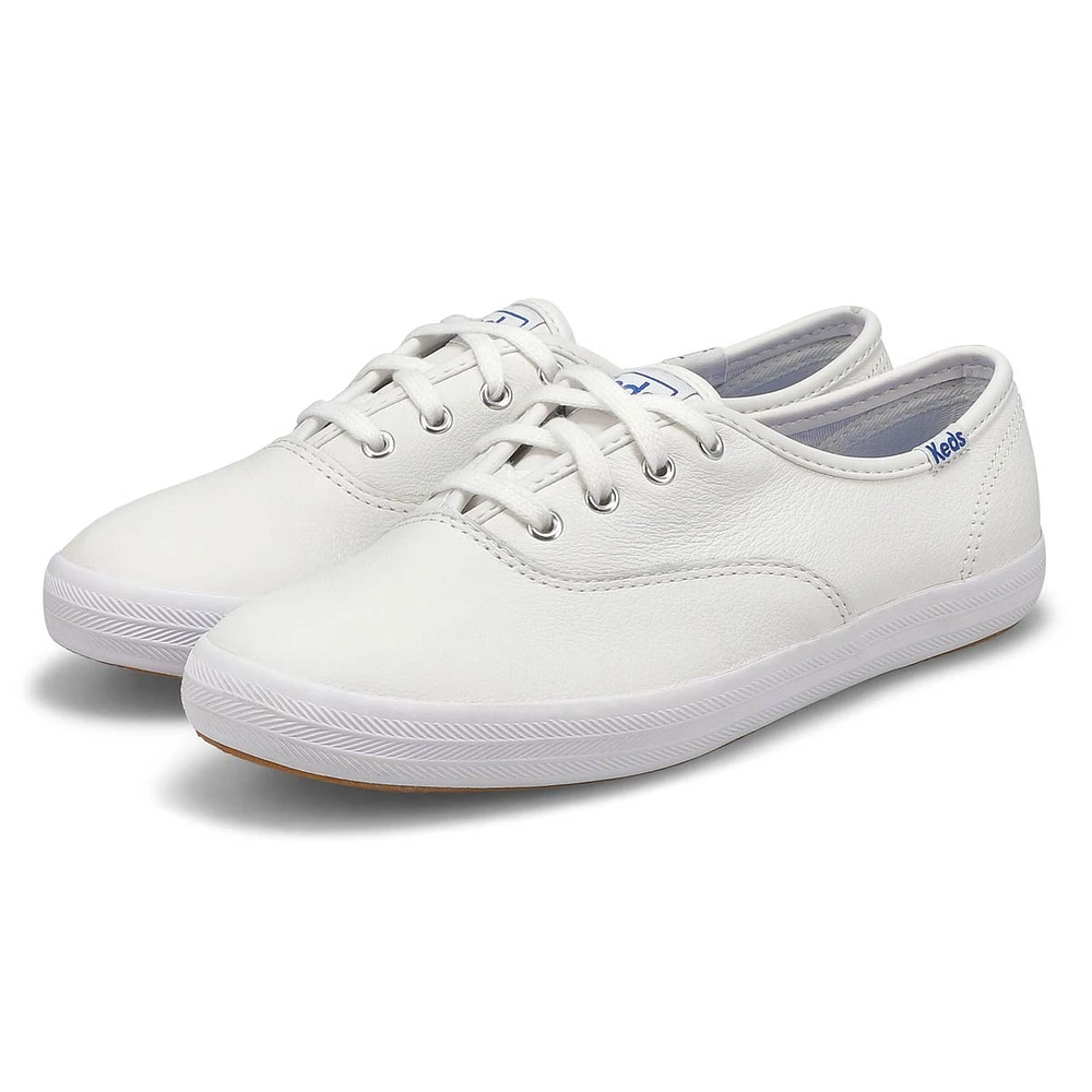 Espadrilles en cuir CHAMPION OXFORD, blanc, femmes