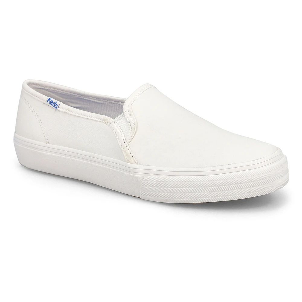 Chaussure à enfiler Double Decker blanc femme