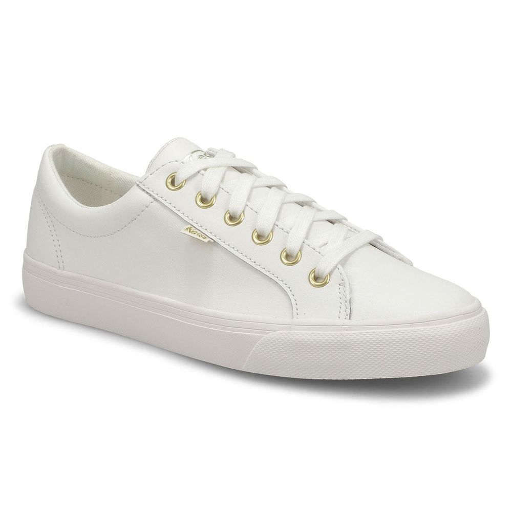 Women's Jump Kick Sneaker - White/ Gold