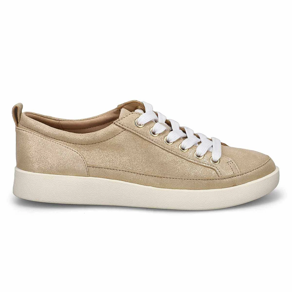 omen's Winny Lace Up Casual Sneaker - Gold