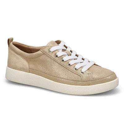 omen's Winny Lace Up Casual Sneaker - Gold