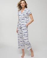 Cool Nights Short Sleeve Notch Collar
