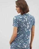 Cool Nights Short Sleeve Notch Collar