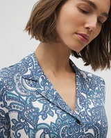 Cool Nights Short Sleeve Notch Collar