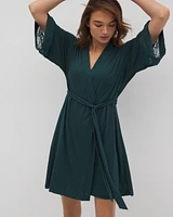 Cool Nights Robe With Lace