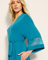 Cool Nights Robe With Lace