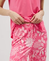 Cool Nights Short-Sleeve + Cropped Pants Set