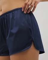 Stretch Luster Knit Shorts