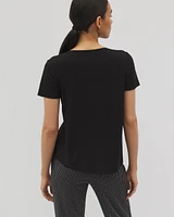 Cool Nights Short-Sleeve + Pants Pajama Set