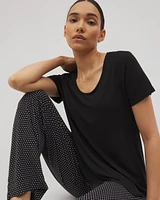 Cool Nights Short-Sleeve + Pants Pajama Set