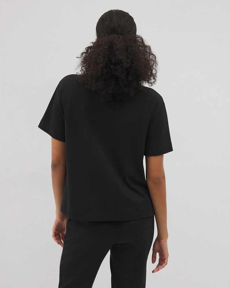 Most Loved Cotton Short-Sleeve Pocket Tee