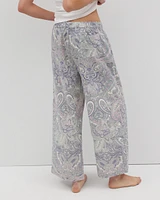 Cotton Poplin Pajama Pant