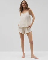 Cotton Gauze Pajama Shorts