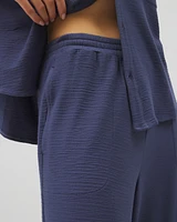 24/7 Crinkle Knit Wide Leg Pant