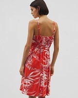 Soft Jersey Relaxed Shirred Waist Bra Dress
