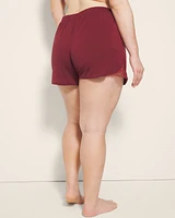 Cool Nights Lace Trim Pajama Shorts