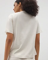 Most Loved Cotton Button-Front Tee