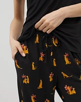 Cool Nights Short-Sleeve + Cropped Pants Pajama Set