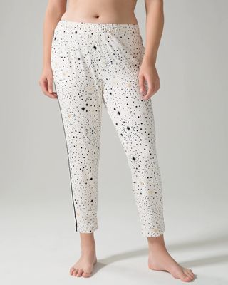 Soma Cool Nights Ankle Pajama Pants, Stargazer Grand Med Ivory