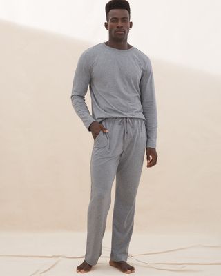 Soma Family Pajama Men's Pajama Set, Gray, size XS