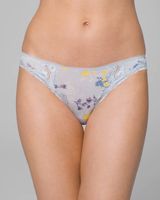 Soma Embraceable Lace Bikini, Pure Floral Mini Halogen, Size XS