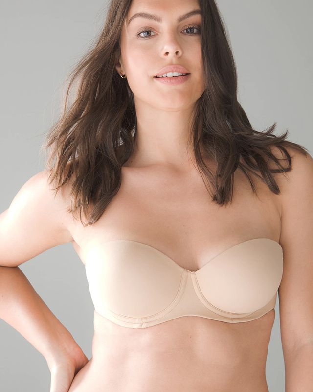 Soma Unbelievable Lift Unlined Perfect Coverage Bra, Gray