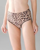 Soma Vanishing Tummy Modern Brief, Divine Leopard Mini Nude, Size XL