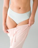 Soma Vanishing Tummy with Lace Modern Brief, SILVER EUCALYPTUS