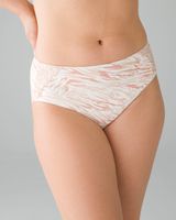 Soma Vanishing Tummy with Lace Modern Brief, SAFARI ZEBRA MINI IVORY, Size L