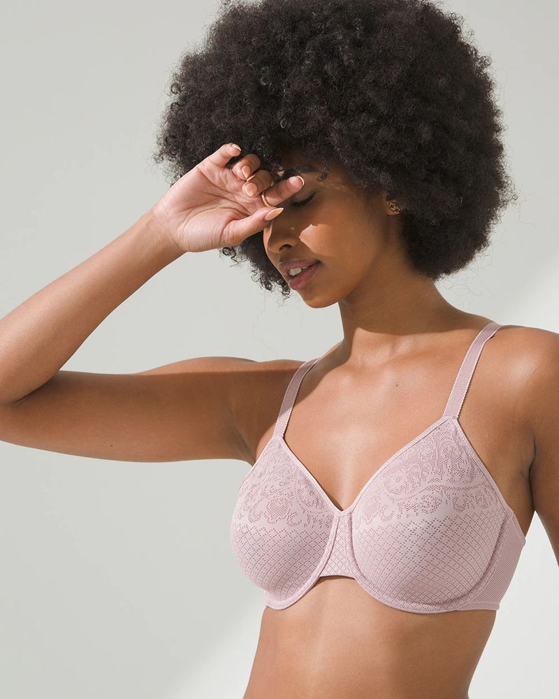 Soma Stretch Lace Unlined Perfect Coverage Bra - Soma