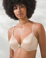 Soma Vanishing Back Full Coverage Front Close Bra, Warm Amber