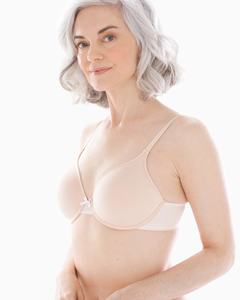 Chantelle C Ideal Full Coverage Plunge Bra, Nude Blush, Size 40E, from Soma