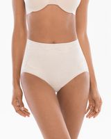 Soma Vanishing Tummy Floral Lace Retro Brief, Pale Sand, Size S