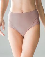 Soma Vanishing Tummy Retro Shaping Brief with Lace, Purple