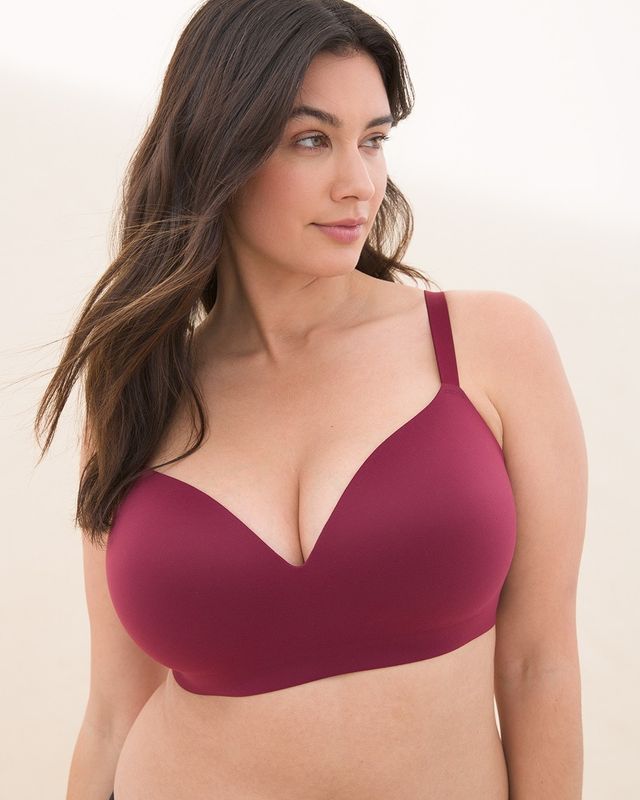 Soma Enbliss Wireless Bra, Red, size 34DD by Soma, Convertible Bra