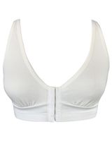 Soma AnaOno Pocketed Front Closure Post Surgery Bra, White/Ivory