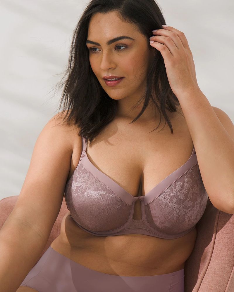 Soma Lightest Lift Perfect Coverage Bra, Gray