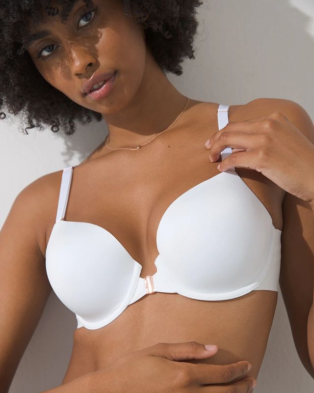 Soma Vanishing 360 Perfect Coverage Front Close Bra In Nude