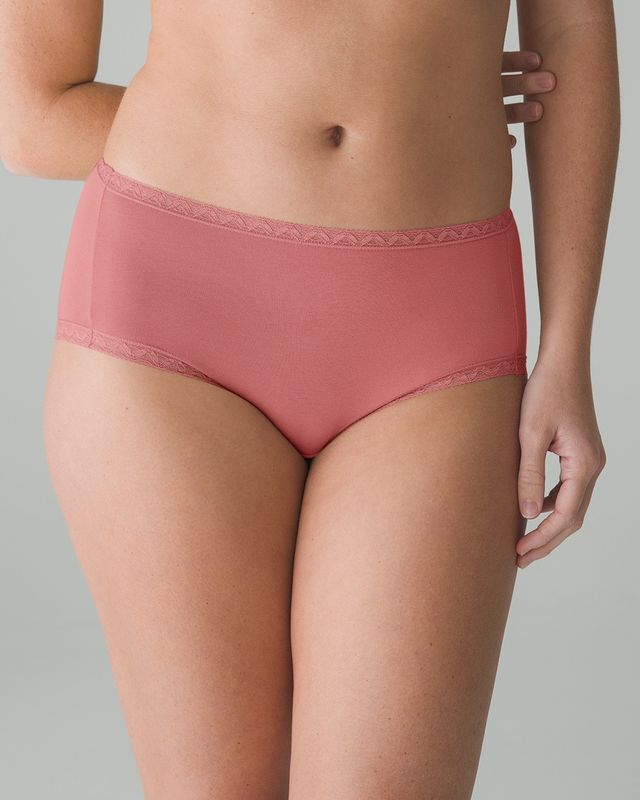 Soma Cotton Modal Brief, Pink