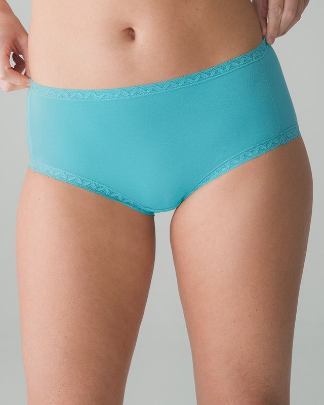 Soma Cotton Modal Brief, REFLECTING TEAL, Size L