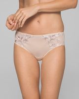 Soma Vanishing Edge Sensuous Lace Hipster, Pale Sand